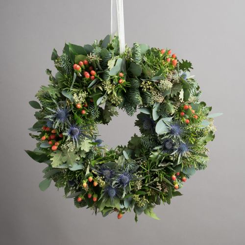 Wreath ~ Highland Thistle Door Wreath