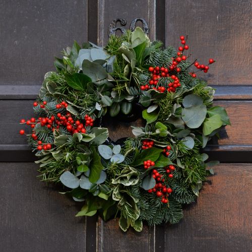 Wreath ~ Woodland Berry Door Wreath 14/12