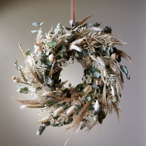Wreath ~ Narnia Dried Flowers & Eucalyptus