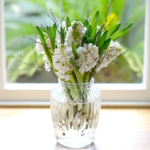 Spring ~ Hyacinth & Twig Posy