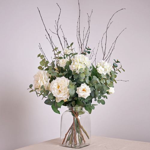 Luxury Faux ~ Hydrangea & Roses