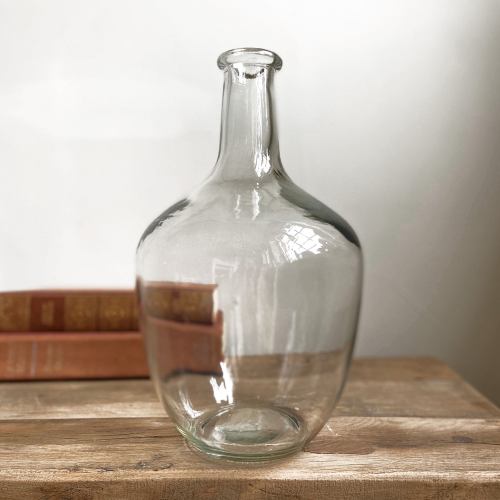 Vase ~ Vintage Style Demijohn Pampas Grass Bottle