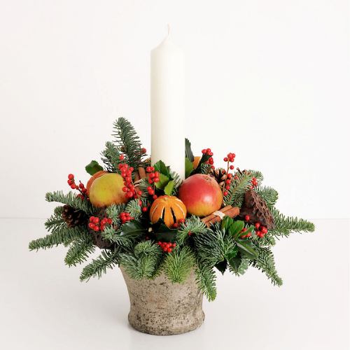 Festive ~ Flower Pot Christmas Table