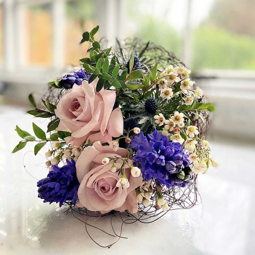 Flower Jar ~ Hyacinth Spring Nest